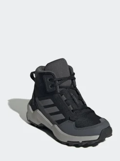 Noir - Baskets adidas Terrex Ax4r Mid randonnée enfant