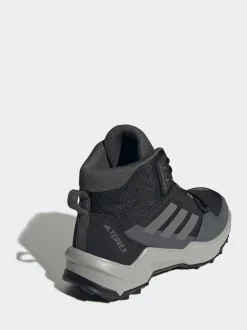 Noir - Baskets adidas Terrex Ax4r Mid randonnée enfant