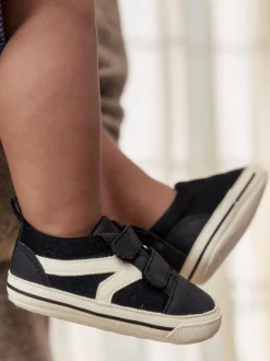 Noir - Baskets BÉBÉ à Fermeture par contact (0-2mois)