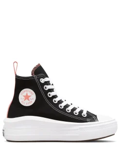 Noir - Baskets Converse Chuck Taylor Move pour les jeunes