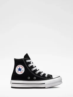 Noir - Baskets junior Converse Eva Lift