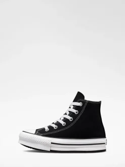 Noir - Baskets junior Converse Eva Lift