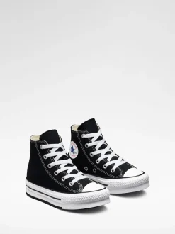 Noir - Baskets junior Converse Eva Lift