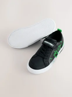 Noir - Baskets Minecraft à lacets élastiques