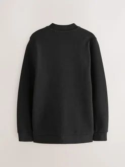 Noir - Blouson bombardier intelligent (3-16 ans)