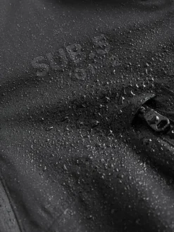 Noir - Blouson bomber imperméable (3-16ans)