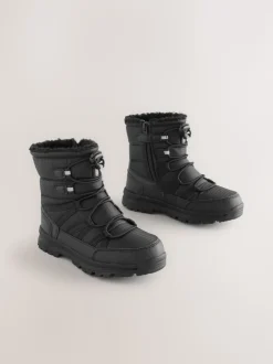 Noir - Bottes de neige imperméables doublées Thinsulate