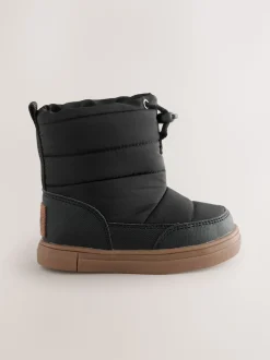 Noir - Bottes/Bottines matelassées doublées™ thermiques et imperméables