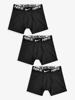 Noir - Caleçon Nike Dri-FIT Kids 3 Pack