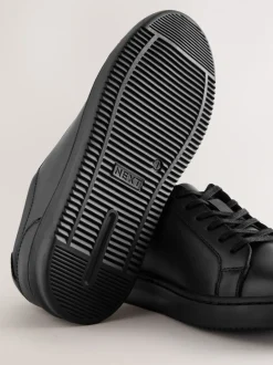 Noir - Chaussures d’école à lacets en cuir