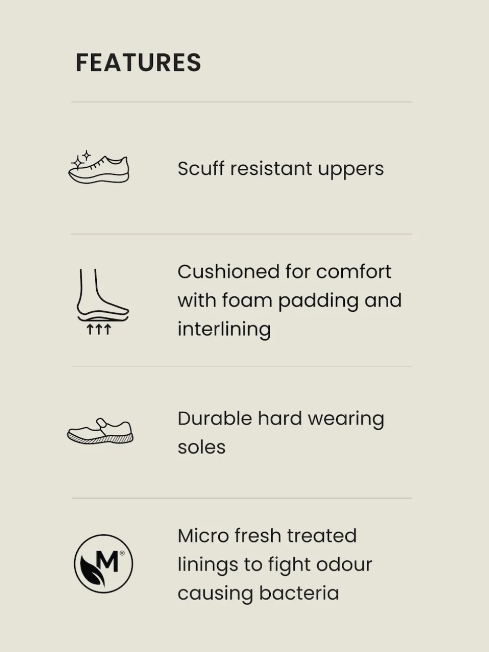 Noir - Chaussures d’école en cuir à fermeture scratch