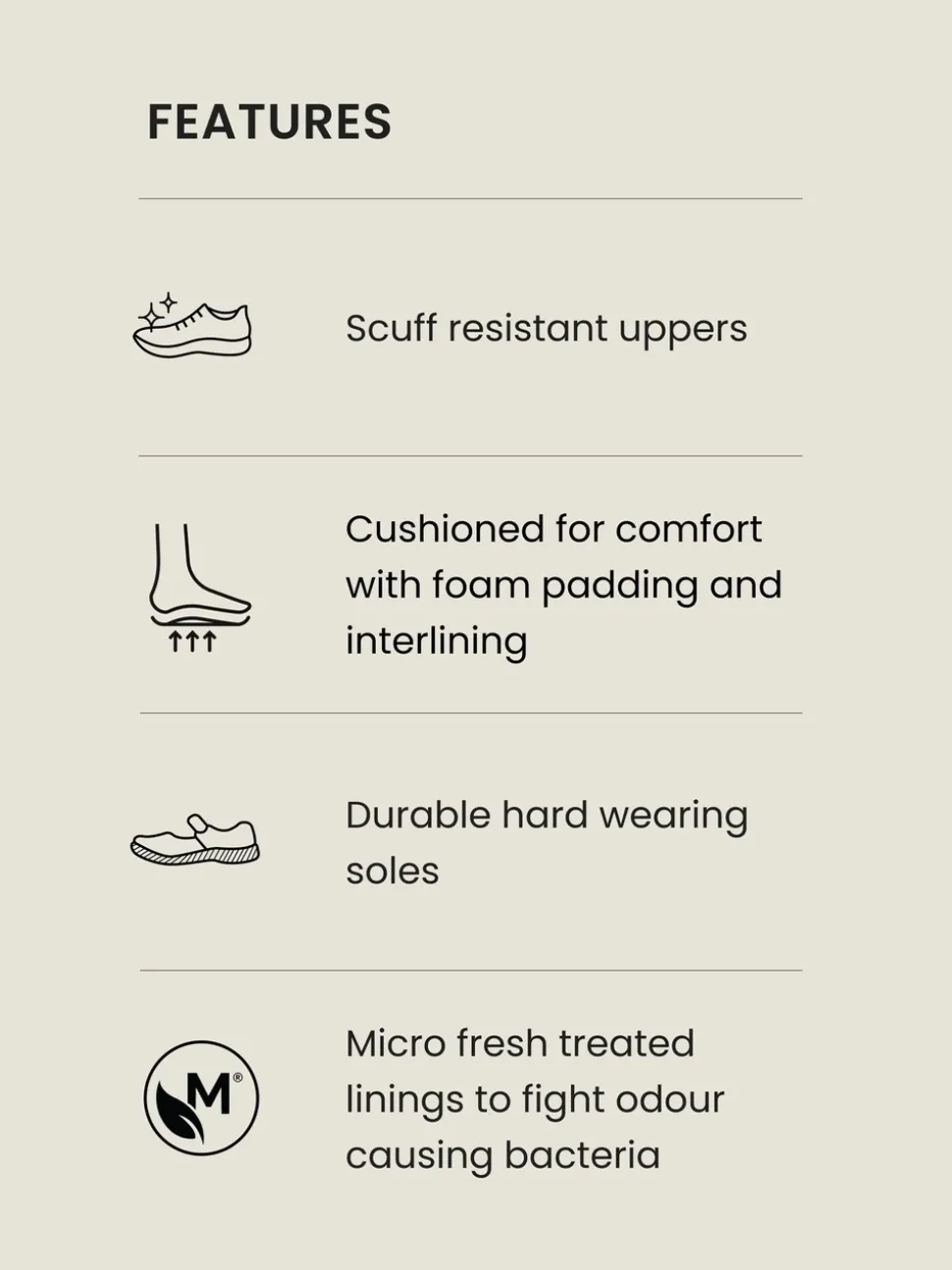 Noir - Chaussures d’école en cuir à fermeture scratch