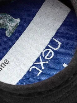 Noir - Chaussures d’école Plimsoll à fermeture par contact