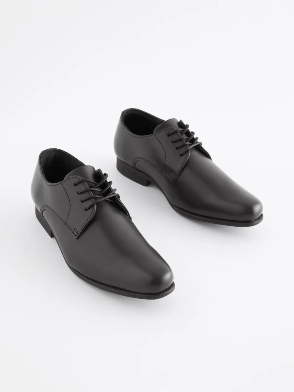 Noir - Chaussures en cuir pour l’école Dentelle up