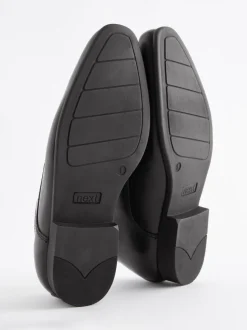 Noir - Chaussures en cuir pour l’école Dentelle up