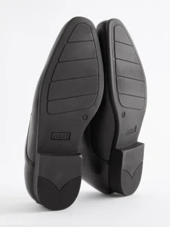 Noir - Chaussures en cuir pour l’école Dentelle up