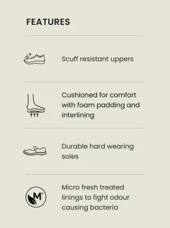 Noir - Chaussures School en cuir à élastique