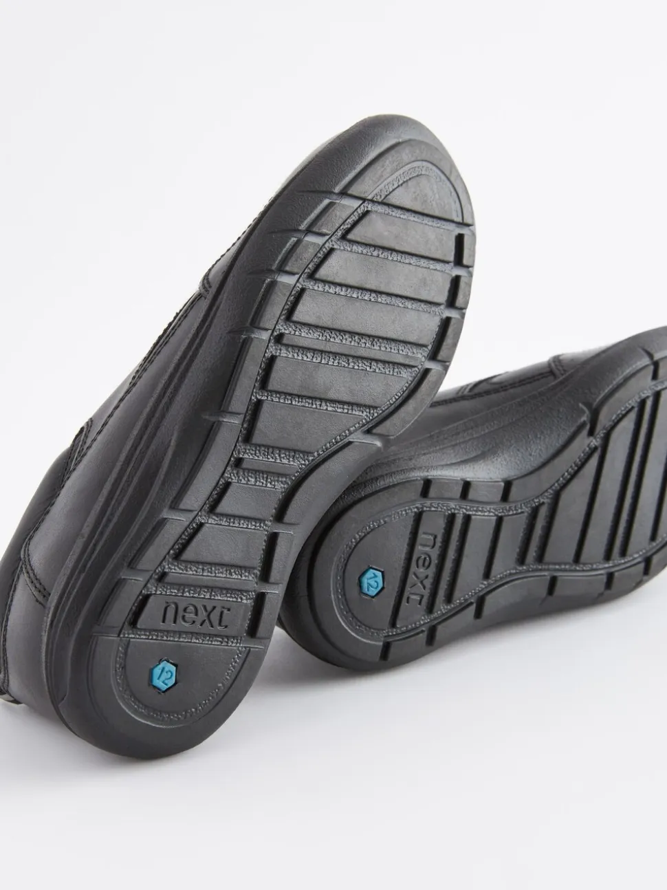 Noir - Chaussures School en cuir à lacets