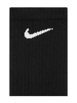 Noir - Col rond - Lot de chaussettes Nike Everyday Cushioned 6
