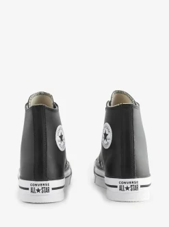Noir - Converse Baskets EVA Leather Lift Youth