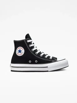 Noir - Converse Eva Baskets montante pour jeunes