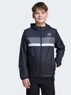 Noir - coupe-vent adidas Tiberio enfant