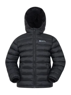 Noir - Doudoune Mountain Warehouse Seasons imperméable doublée de fausse fourrure