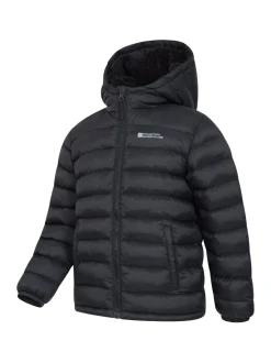 Noir - Doudoune Mountain Warehouse Seasons imperméable doublée de fausse fourrure