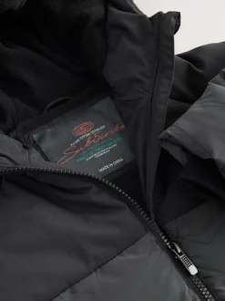 Noir - Doudoune réfléchissante doublée en micropolaire (3-16ans)