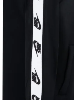 Noir - Ensemble de survêtement Nike Little Poly à logo et bande zippée