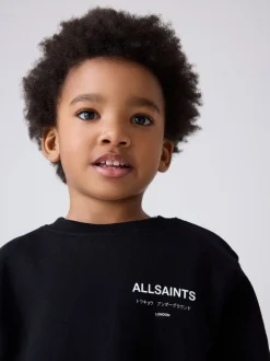 Noir - Ensemble smALLSAINTS Underground Sweat-shirt et Survêtement oversize pour jeunes Garçons