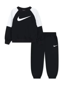 Noir - Ensemble Survêtement Nike Little Kids Lifestyle Essentials Col rond