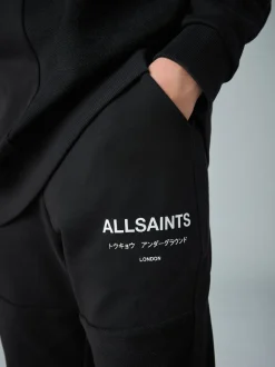 Noir - Ensemble sweat-shirt et joggings smALLSAINTS Underground oversize à empiècement texturé