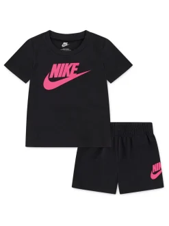 Noir - Ensemble t-shirt et short Nike Infant Club