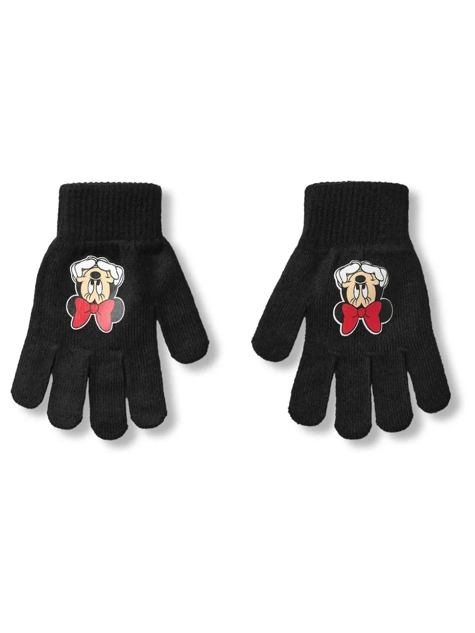 Noir - Ensemble Vanilla Underground Kid Disney personnage Chapeaux et gants d’hiver