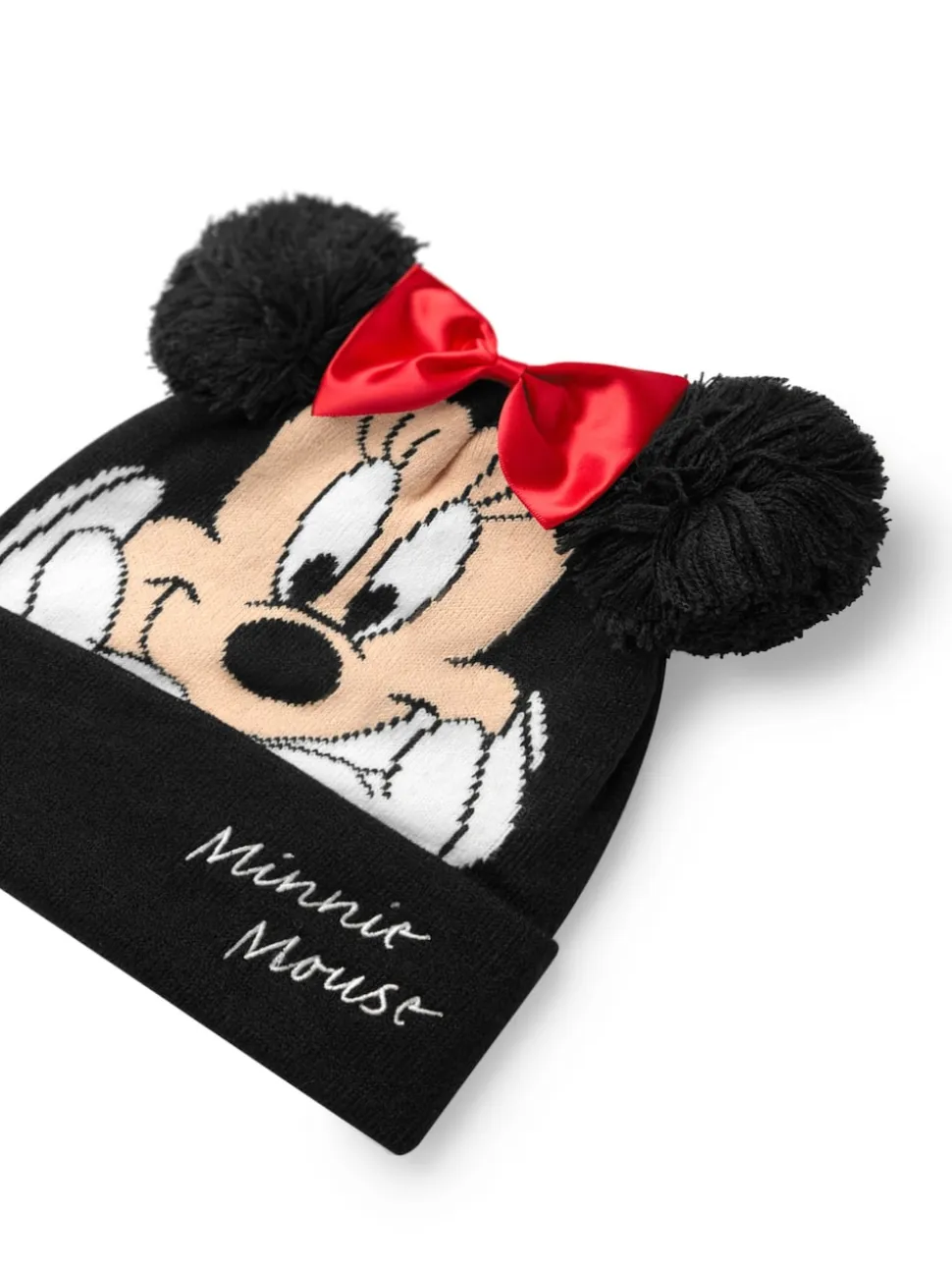 Noir - Ensemble Vanilla Underground Kid Disney personnage Chapeaux et gants d’hiver
