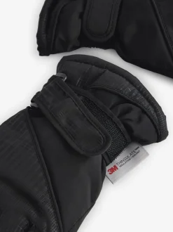 Noir - Gants de ski (3-16ans)