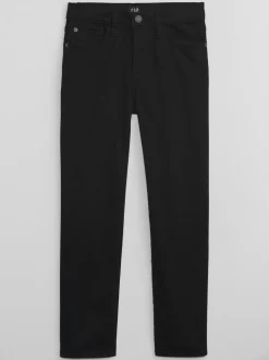 Noir - Gap Jean stretch droit (5-13ans)