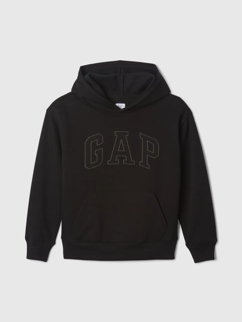 Noir - Gap Vintage Logo Sweat-shirt à capuche (4-13yrs)