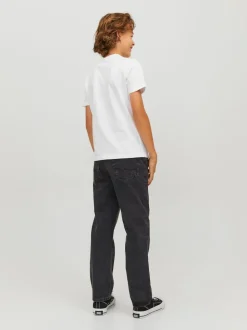 Noir - JACK & JONES Jean Chris Junior coupe décontractée