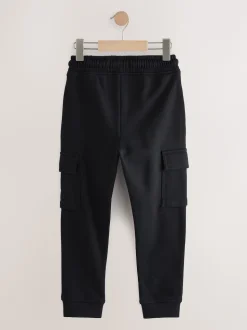 Noir - Jogging riche cargo (3-16ans)