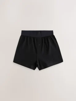Noir - Lot 5 100boxers amples  % coton (1.5-16ans)