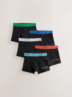 Noir - Lot de 5 boxers Baker by Ted Baker garçon