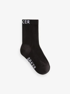 Noir - Lot de 5 chaussettes Baker by Ted Baker garçon