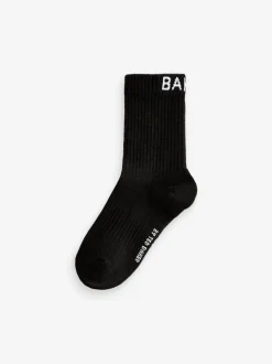 Noir - Lot de 5 chaussettes Baker by Ted Baker garçon
