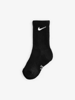 Noir - Lot de 6 chaussettes Nike Performance Col rond