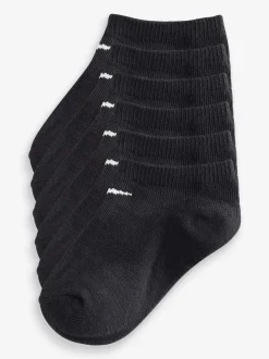 Noir - Lot de 6 paires de chaussettes de sport Nike Little Kids
