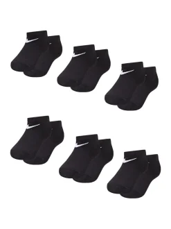 Noir - Lot de 6 paires de chaussettes de sport Nike Little Kids