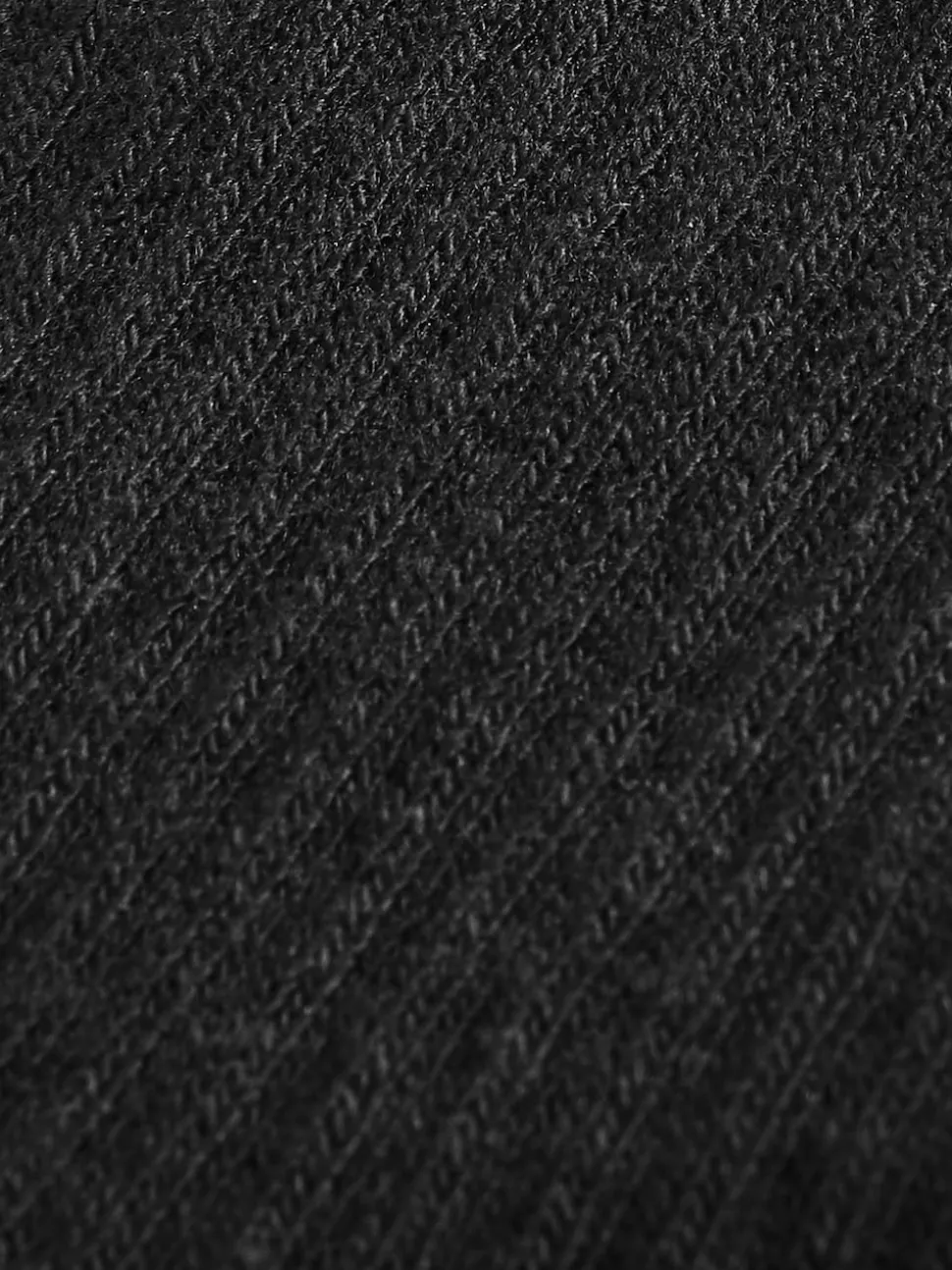 Noir - Lot de 5 paires de chaussettes côtelées en coton majoritaire à semelle intérieure rembourrée