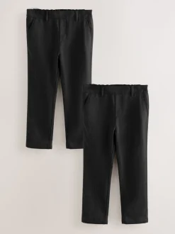 Noir - Lot de 2 pantalons Clarks Coupe classique Pull On